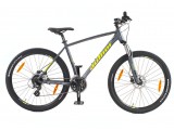 Велосипед AUTHOR (2020) Impulse II 27.5", колір-сірий (лимонний) // сірий