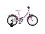 Велосипед AUTHOR Bello II 16", цвет-белый // фиолетовый
