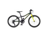 Велосипед AUTHOR Cosmic 20", рама 10", колір-матово чорний // неоново жовтий