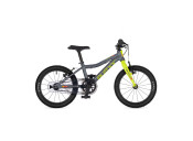 Велосипед AUTHOR RECORD 16, рама 9", цвет: Темно серый // Лимонный