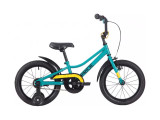 Велосипед 16" Pride FLASH 16 restock бирюзовый