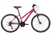 Велосипед 26" Pride STELLA 6.1 рама - L бордовый (задний и передний переключатели и манетка - MICROSHIFT)