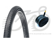 Покрышка+камера Vee Rubber 28x1.75 (47-622) (VRB018) 22TPI, AV