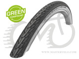 Покрышка 28x1.60 700x40C Schwalbe ROAD CRUISER KevlarGuard TwinSkin B/W+RT HS484 GREEN, 50EPI (11101279)