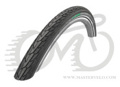 Покрышка 28x1.60, 700x40C (42-622) Schwalbe ROAD CRUISER KevlarGuard, B/B+RT TwinSkin Wired HS484 Green Compound EPI50 (11101306)