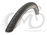 Покрышка 28x1.75 (47-622) Schwalbe ROAD CRUISER KevlarGuard TwinSkin B/CO+RT HS484 GREEN, 50EPI (11101296)