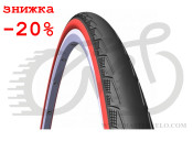 Покрышка 700 x23C (23-622) MITAS (RUBENA) SYRINX V80 Classic черн./красн.