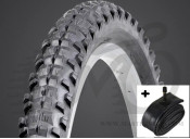 Покрышка+камера Vee Rubber VRB228 24x2.60 (65-507) 22TPI, AV