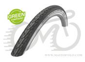 Покрышка 26x1.75 (47-559) Schwalbe ROAD CRUISER KevlarGuard Active B/W HS484 GREEN 50EPI (11101265)