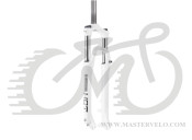 Вилка 26" Suntour XCT DS шток 28,6мм, ход 100мм.,  Disk,  белая, 2 регулировки