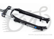 Вилка 29" SUNTOUR  XCT30DS HLO амортизаційна, без різьби 1-1/8" (28,6мм), шток 255мм, з ходом 100мм, Disk-brake, пружинно-оливна, Lockout, алюмінієва, чорна