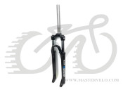 Вилка 27.5" Suntour XCT30-DS, 2 регулировки, 100 мм, Disk, черная