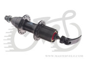 Втулка задняяц Joy Tec MTB алюминиевая кассетная 7ск. 36отв. эксцентрик черная