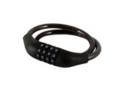 Замок LONGUS 10ммХ650мм, кодовый, черный. 3550007