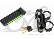 Замок Author U-lock AUL FlexGuard-6 l.840 mm (black/green), 17064215