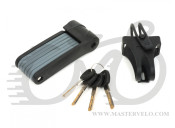 Замок складной Author AUL FlexGuard X7 l.800 mm черный, 17064210