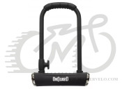 Замок U-образный Onguard Pitbull STD 8003X размер скобы 115 x 230мм, толщина 14мм. 4 ключа + 1 с подсветкой, черный