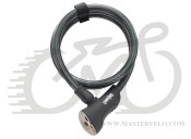 Замок Onguard AKITA 8039X, трос 120см х 12мм, черный