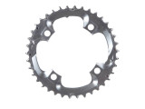 Звезда шатунов Shimano Alivio M411 38 зубьев сталь, серебристая