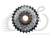 Зірки задні з трещеткой Shimano MF-TZ510-6, 14-28, срібл, 6-зв. OEM (AMFTZ5106428)