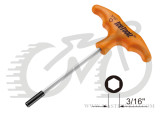 Ключ ICE TOOLZ 12A7 для спиц 3/16" с Т-образной ручкой под шестигранный нипель