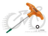Ключ ICE TOOLZ 12B7 для спиц 3.2mm с Т-образный под квадрат