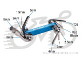 Мультитул Park Tool IB-2 I-Beam 1.5/2/2.5/3/4/5/6/8, Т25, отвёртка
