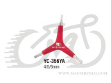 Трехосевой шестигранник BikeHand YC-356YA (4/5/6mm)