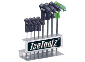Набор ключей ICE TOOLZ 7M85 шестигранников с рукояткой закруглённой концовкой (7шт.)