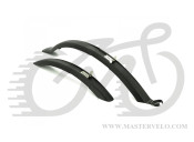 Крила для велосипеду в комплекті Author AXP-02 X24 24"-29"/58mm, колір чорний 16061603