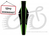 Крыло Zefal 28" Shield Lite M (2560D) 15грамм, под седло, черный с зеленым