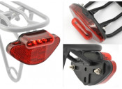 Фонарь задний Author A-Caddy 5  (black/red-lens) 12039140