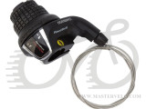 Шифтер Shimano RevoShift, SL-RS35 левый 3-скор. (без индексов) трос 1800мм ОЕМ ASLRS35LNBP