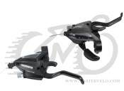 Манетки + тормозные ручки Shimano ST-EF500 8x3 ск. черные STEF500R8L3 OEM
