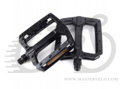 Педаль VP VPE-527 9/16" х20Т, вісь Steel, 410гр (пар.) чорна