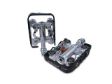 Педали AUTHOR A-sport 25 сріблясто чорні, вага 352 гр 30001