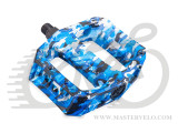 Педали Fiction MYTHOS PEDAL 9/16" LOOSE BALL, пара, синий камуфляж