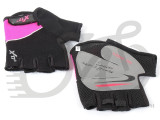 Рукавички X17 XGL-511PI рожево-чорні, M