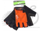 Перчатки X17 XGL-525OR оранжево-черные, XS