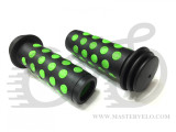 Грипсы Author AGR Junior R20  l.102mm(green-neon/black) AUTHOR 5020