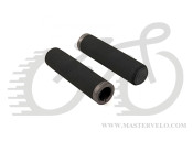 Ручки для велосипедного керма Author AGR F95 GripLock  l.130mm, колір: чорний 33452052