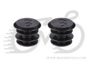 Заглушки руля BBB BBE-50 "EndCap" plastic, черные (8716683000641)
