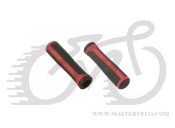 Грипсы Author AGR R800, l.125mm, D2 материал, черно/красный 33452016