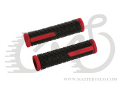 Ручки керма Longus GRID, червоно/чорний 38256