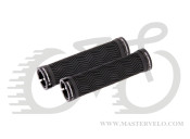 Ручки руля Longus RIPPLE, черный, с замком 38269
