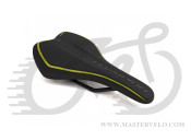 Седло Author ASD-Champion X8, черный/неоново жёлтый 31051008