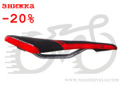 Седло Green Cycle GC-42 Sport Unisex, Cro-Mo rail, черное (SAD-09-04)
