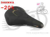 Седло Selle Royal Lookin MODERATE New, 3D Skingel, рейлы steel satin, обивка Black Astrale с текстильной защитой, женское, чёрное, 52A6DR0A091N2