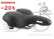 Седло Selle Royal Premium OPTICA RELAXED, 3D Skingel, обивка Black Astrale, 253х217мм, 581г, эластомеры, unisex, чёрное, 54B2UE3A091N1