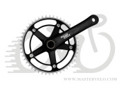 Шатуны Sturmey Archer FCT66 46T, для фикс. под квадрат, 170mm, 1/2"*1/8" черн.